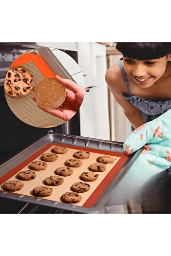 MorBebe Baking Mat Ovenable Self-Oiling Silicone I Dough Rolling Mat I Silicone Baking Mat 30X40