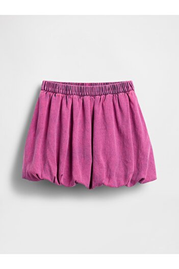 GAP Kız Çocuk Pembe Kids Denim Balon Etek