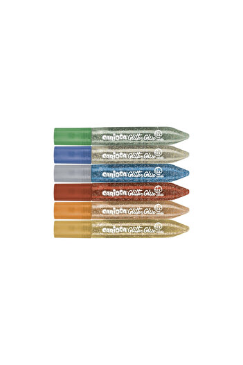CARIOCA Lipici cu sclipici 6/set