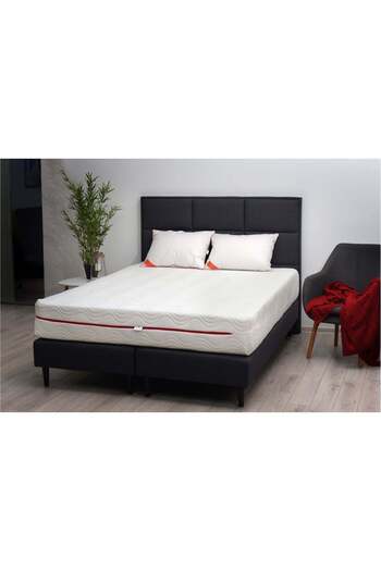 BEST SLEEP Quilted mattress cover, Best Sleep, polyester, with zipper on 3 sides, 70x200x16 cm