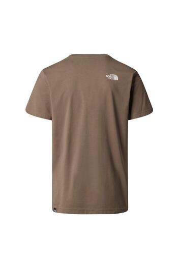 THE NORTH FACE Ανδρικό μπλουζάκι M SS SIMPLE DOME TEE NF0A87NGBOW1 Καφέ-XXL