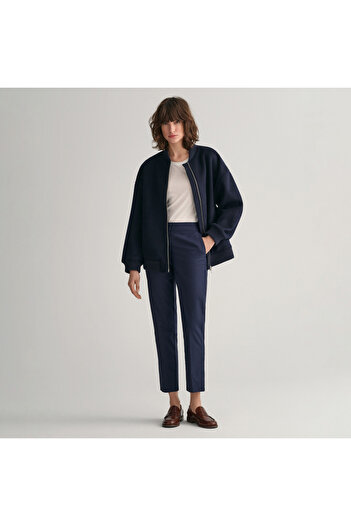 Gant Kadın Lacivert Slim Fit Pantolon