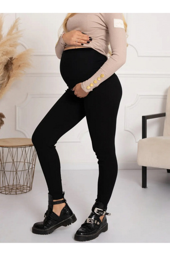 Formommy Maternity tights with stripes Paris Black size L