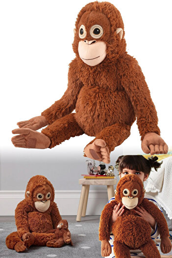 Binbirreyon Large Size Monkey Plush Toy 66cm Sleeping Companion Pc442