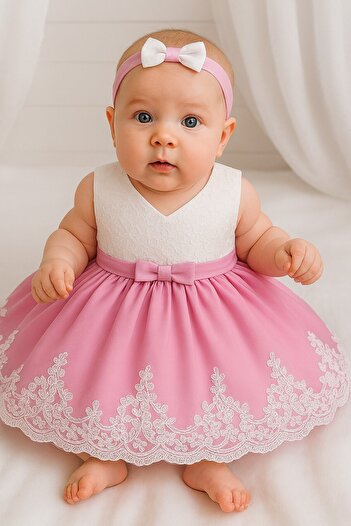 OEM Dress for little girls - ideal for baptism, birthdays or photo shoots