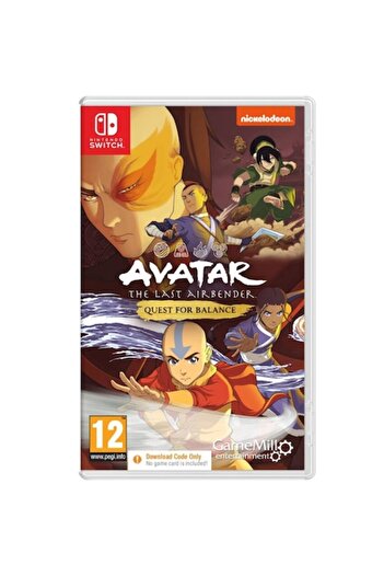 Nickelodeonn Avatar The Last Airbender Quest For Balance Code In Box for NSW