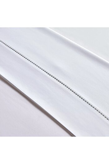 Home Centre Versailles Egyptian Cotton Sateen 400 Thread Count Super King Flat Sheet - 260x270 cm