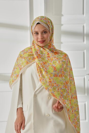 Silk Home Patterned Soft Shawl 70021-10
