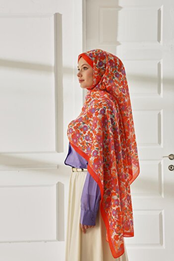 Silk Home Patterned Soft Shawl 70021-02