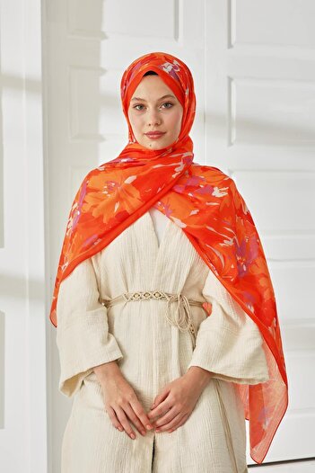 Silk Home Patterned Soft Shawl 70023-07