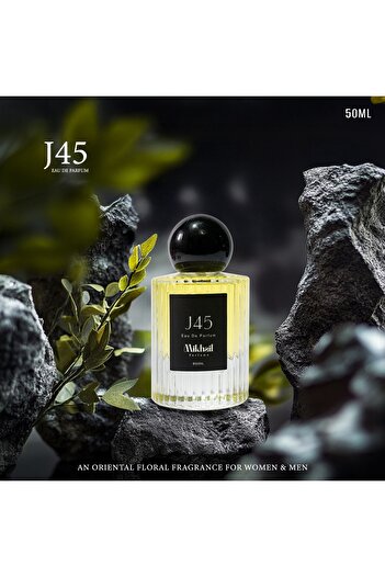 MIKHAIL J45 by | 50ml | Long Lasting – Intense Luxury Fragrance with Saffron, Jasmine, Musk & Amber