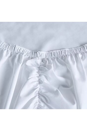 Home Centre Eternity Cotton Percale 325 Thread Count Queen Fitted Sheet - 160x200 cm