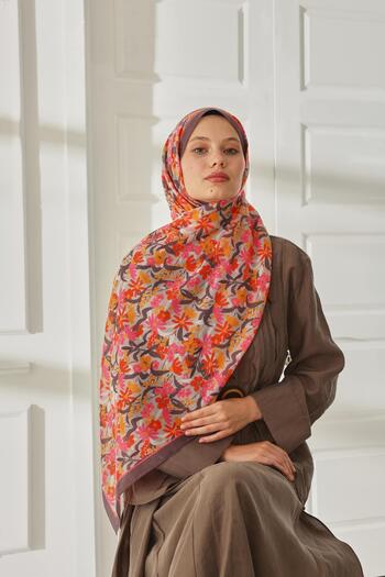 Silk Home Patterned Soft Shawl 70019-10