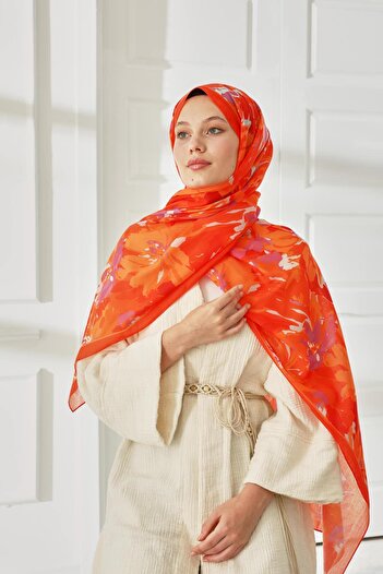 Silk Home Patterned Soft Shawl 70023-07