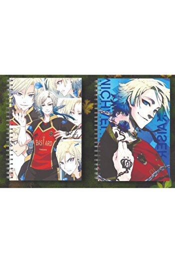 nihonwosekai Blue Lock Anime A5 Boy Notebook 2Pcs 50 Sheets Michael Kaiser