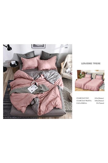 CHIRASO CHIRASO Bedding, 7 pieces, 2 x Duvet Covers 160x220, 1 Classic Bed Sheet 225x250, 4 Pillowcases