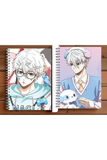 nihonwosekai Caiet anime Blue Lock dimensiune A5 2 bucăți 50 coli Nagi Seishiro