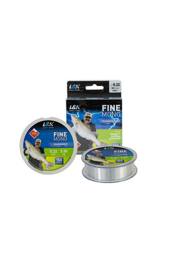 EnergoTeam L&K Fine Transparent Monofilament Fishing Line 150M