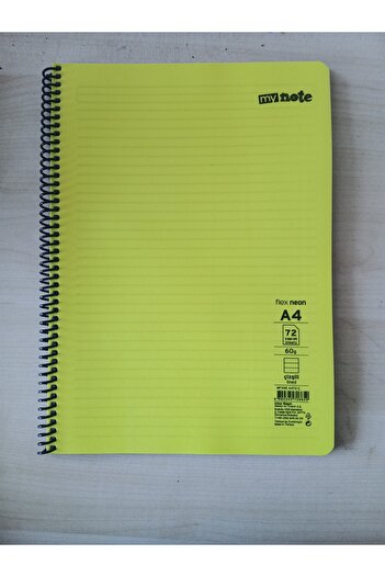 KIZILELMADA My Note Large Size A4 72 Sheets Lined Spiral Notebook – Ideal for Lectures and Notes