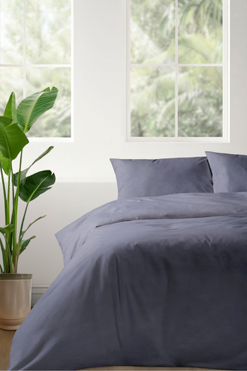 BELENAY HOME Velora 100% Cotton Double Fitted Sheet Duvet Cover Set 200 X 220