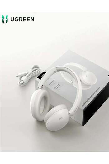 Ugreen HiTune Maxi2 Wireless Headphones | Over the Ear | 80 Hours Playback | HP205 Light Gray