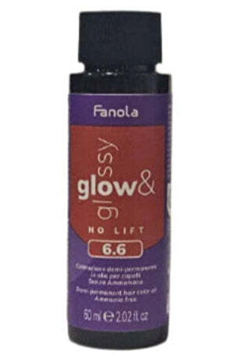 Fanola Toner de Par 6.6 Demi-permanent – No Yellow Glow&Glossy Blond Rosu Inchis 60ml –
