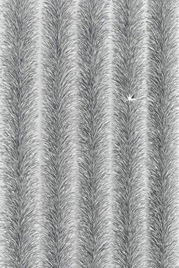BeySüS Στολίδι Χριστουγεννιάτικου Δέντρου Silver Glitter 2 mt Συσκευασία των 5