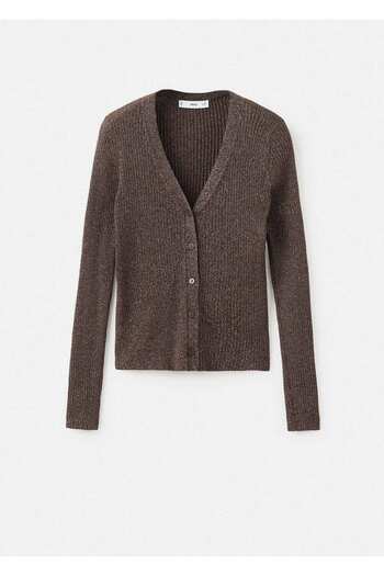 MANGO Woman Kanal örgü cardigan