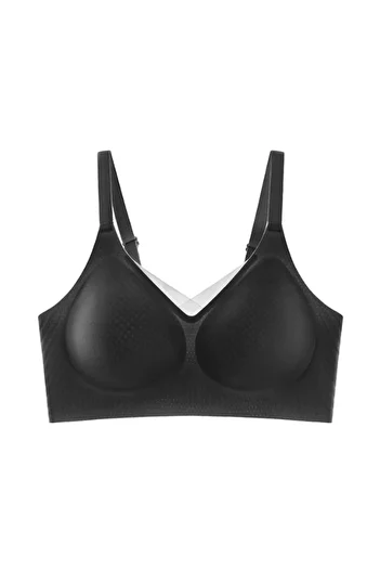 pae Antibacterial Ultra Thin and Lightweight Ice Silk Breathable Anti-Sweat Zero Gram Tulle Detailed Bra