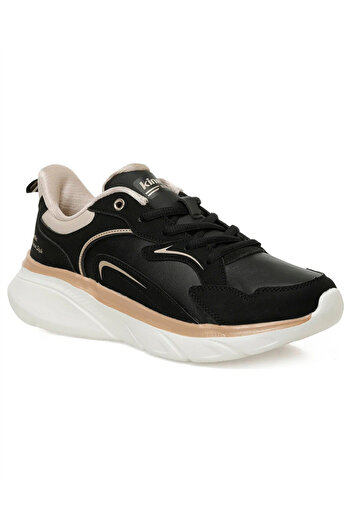 Kinetix Mone Pu W 5Pr Women's Black-Ecru (36-40) Sneaker Shoes