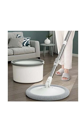 Generic BAIG Spin Mop and Bucket Set, Mop System Spinning Mop Bucket - Spin Mop Bucket Mop Set with Clean W
