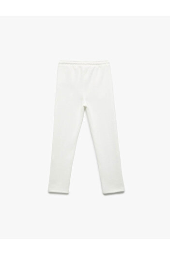 Koton Carrot Cut Basic Trousers with Elastic Waist and Pockets