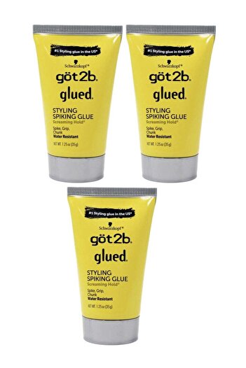 Schwarzkopf got2b Glued Styling Spiking Glue 1.25 oz (Pack of 3)