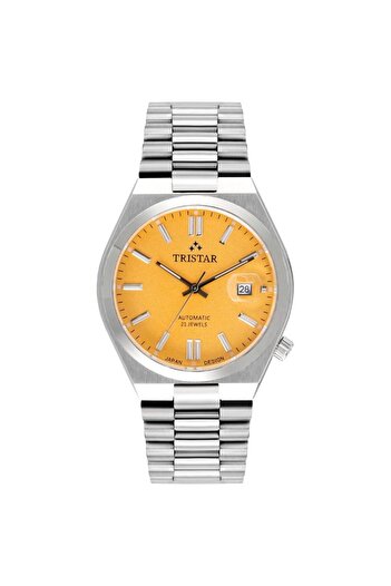 Tristar NJ Series Men's Automatic Watch Stainless Steel Bracelet Wrist Watch for Men