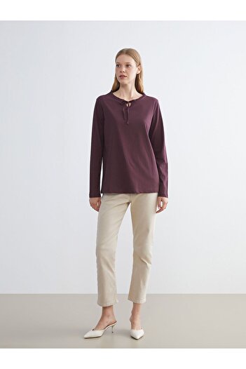 LC Waikiki Ruffled Tie Collar Blouse