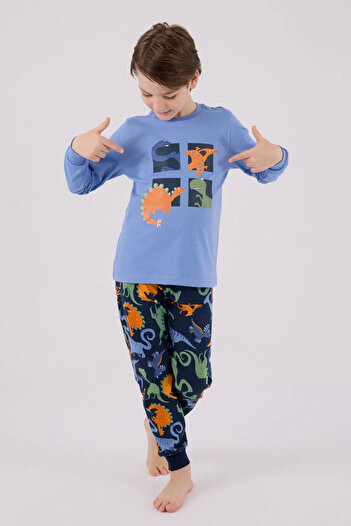 Rolypoly Boy's Pajama Set 2-8 Years Blue