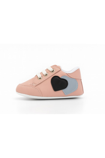 mini mia Baby Girl Sneakers - Heart Design, Flexible and Soft