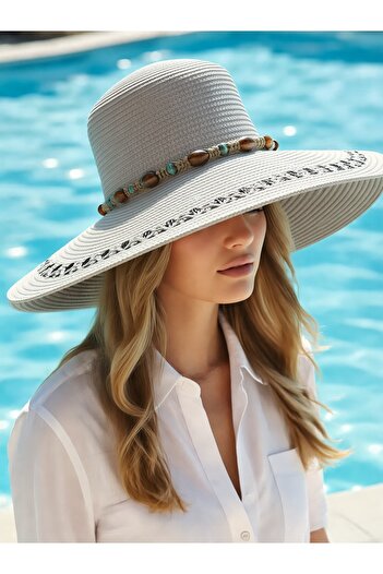 LAGRANZE Women's Straw Hat with Bows