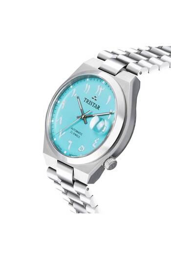 Tristar NJ Series Men's Automatic Watch Stainless Steel Bracelet Wrist Watch for Men