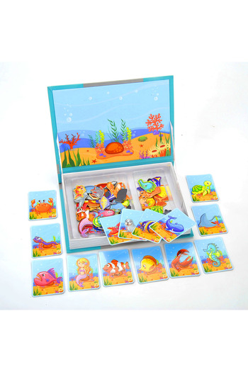 Picodino Magnetic Book Marine Figurines - Sea Creatures
