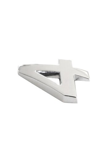 Mega Drive Car Ornament 3D Number 4 26 MM Chrome