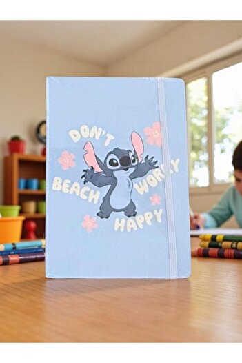 KESKİN COLOR Keskin Color Licensed Stitch Don'T Worry Be Happy 80 Sheets A5 Notebook