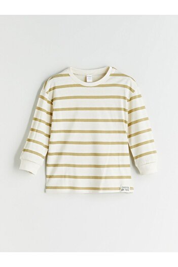 LC Waikiki Ανδρικό μπλουζάκι LCW Kids Crew Neck ριγέ