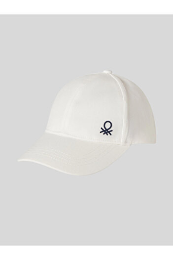 Benetton Boy's Hat 1-6 Years White