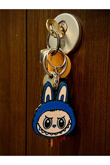 HobiHub Labubu Head Themed Keychain – Set of 2 |   Bag Accessory |   Collectible