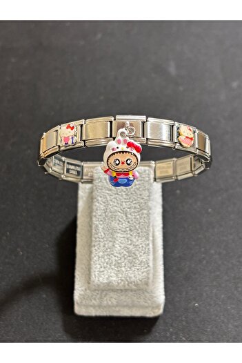 Sage Labubu Hello Kitty Bileklik Charm
