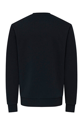 Only & Sons Onsceres Reg Ls Logo Crew Black Men's Sweatshirt 22035226