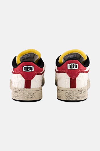 Reebok Men Street Fighter Club 85Lace Up Tennis Shoes, Off White