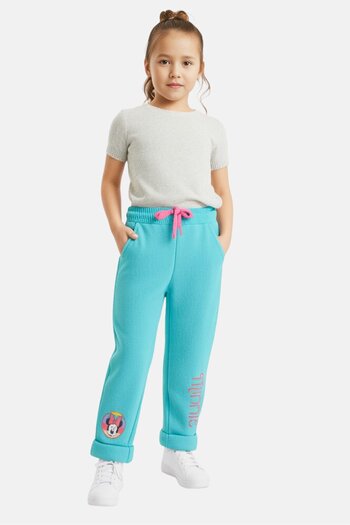 Hamleys Disney x Toddlers Girl Graphic Print Sweatpants, Turquoise