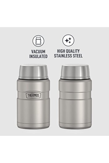 erorex Stainless Steel Vacuum Insulated Steel Jar 710 Ml, Sk3020Ms, Insulated Food Jar, Lunch Box, Storage